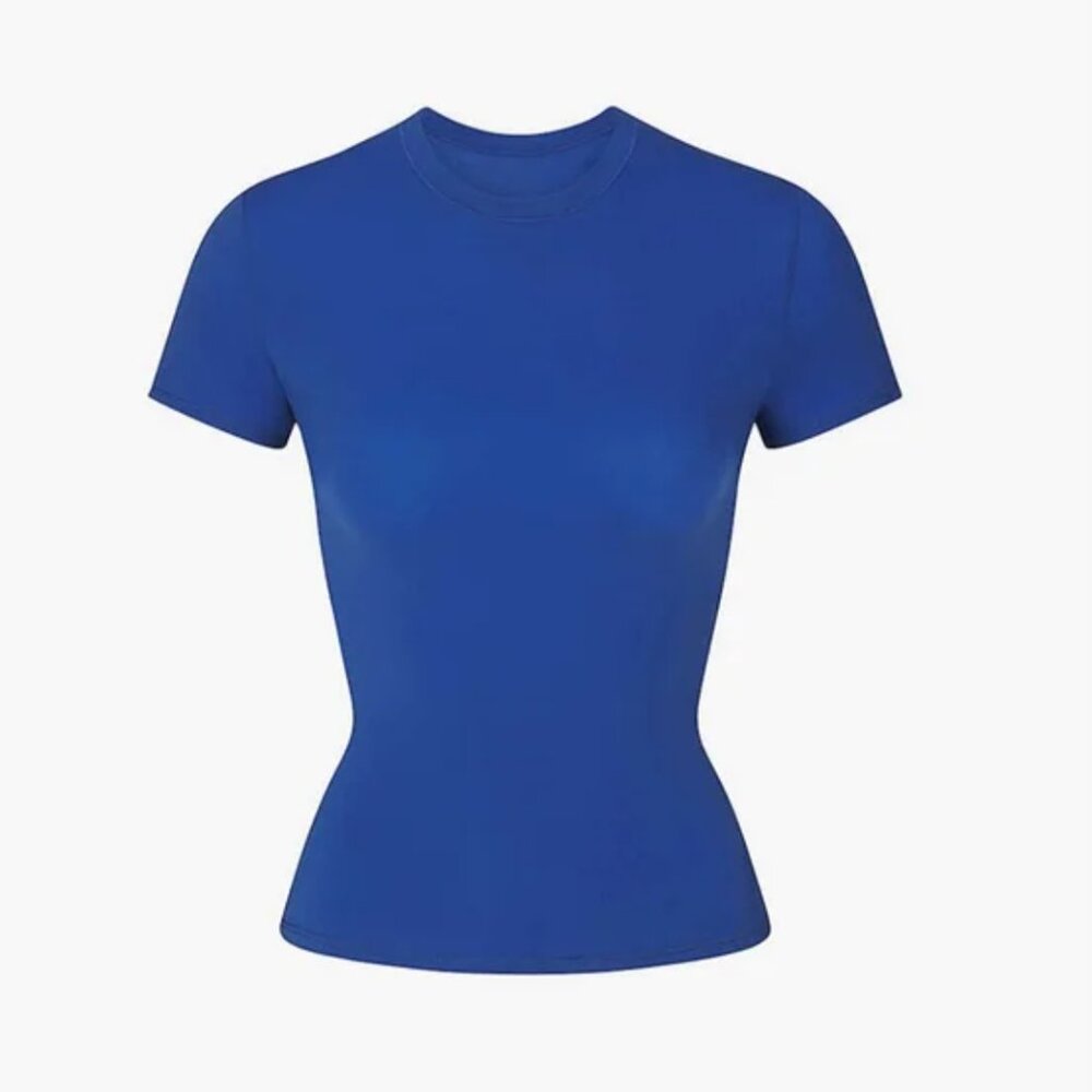 SKIMS Fits Everybody T-Shirt in Sapphire